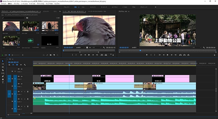 動画編集ソフトAdobe Premiere Pro for Windows