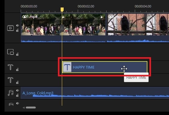 テキストテロップを挿入する方法 動画編集ソフトEaseUS Video Editor