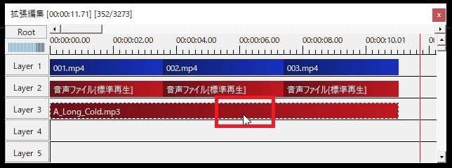 BGM音楽の音量を調整する方法 動画編集フリーソフト AviUtlの使い方