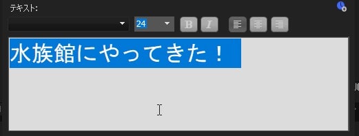 テキストサイズを編集する方法 VEGAS Pro動画編集ソフト