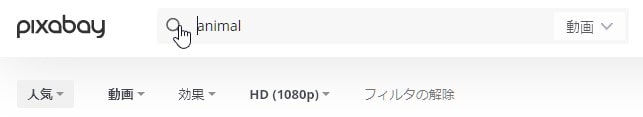 無料動画素材サイトPixabay